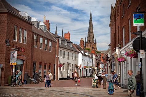 Lichfield city centre, Staffordshire. | Jonathan Fletcher | Flickr