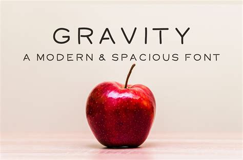 Gravity - A Modern and Spacious Font | Sans Serif Fonts ~ Creative Market