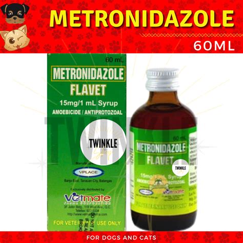 Papi Flavet Metronidazole for Dogs and Cats ♥ 60ml ♥ | Lazada PH