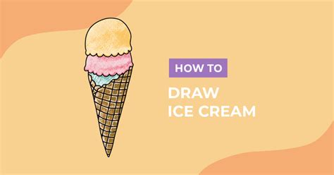 How to Draw Ice-cream | Design School