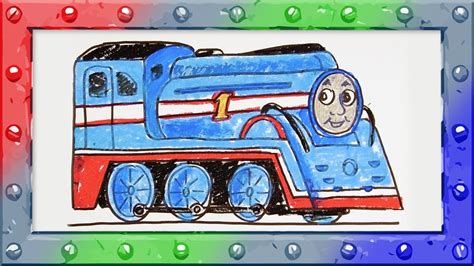 How to Draw Edward Blue Engine Thomas and Friends Drawing