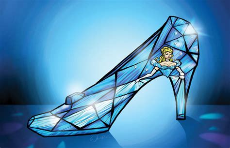 CINDERELLA'S GLASS SLIPPER by CThompsonArt on DeviantArt