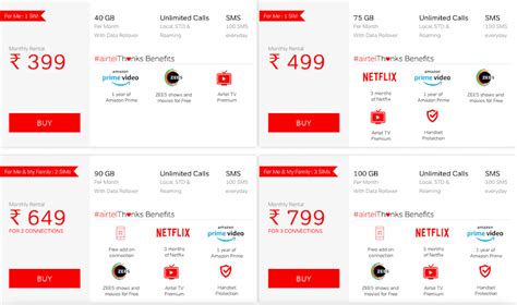 Airtel Postpaid Plans Detailed: Add-On Connections, Up to 300GB Data and More - TelecomTalk