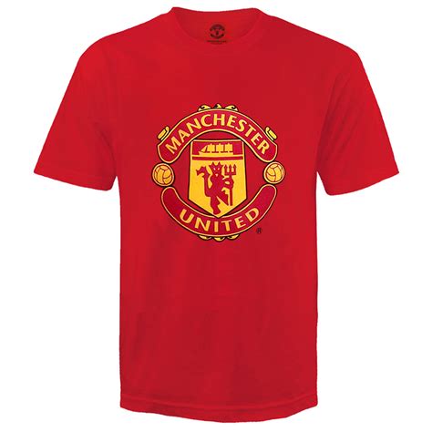 Manchester United FC Official Football Gift Kids Crest T-Shirt | eBay