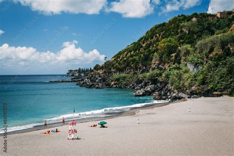 The beach of Agua de Alto, one of the larger beaches along the southern coastal frontier of Sao ...