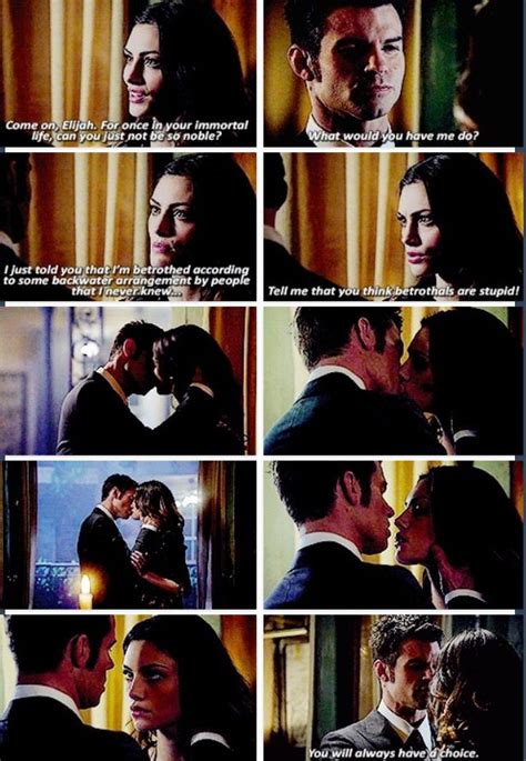 Originals Elijah And Hayley First Kiss