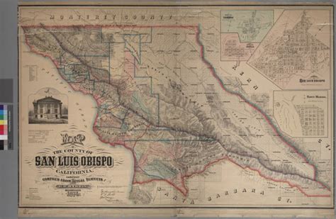 San Luis Obispo County Map