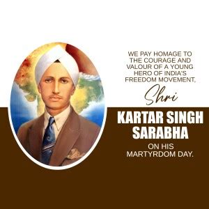 6500+ Kartar singh sarabha martyrdom day Images & Videos | Kartar singh ...