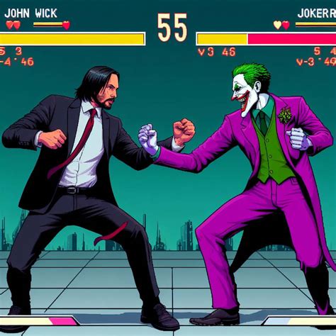 John Wick vs Joker by TheAIrtist1980 on DeviantArt