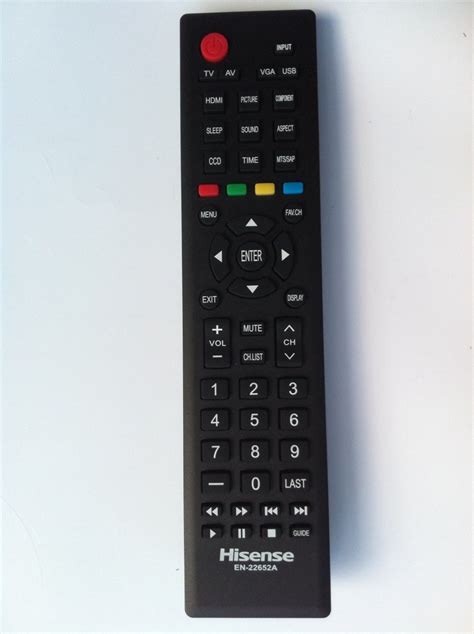 Hisense TV remote EN 22652A for LTDN42K310BUS LTDN50K310US LTDN46K360US 42A300US