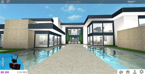 Modern mansion bloxburg