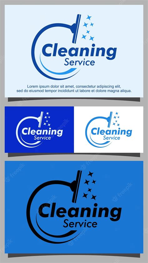 Premium Vector | Cleanliness logo and cleaning tools design template