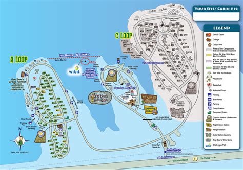 Park Map - Keystone Lake Jellystone Park Camp-Resort