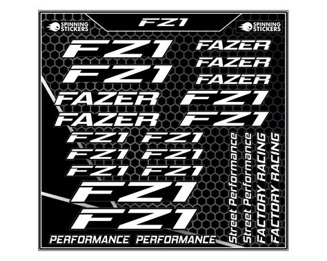 FZ1 Sticker kit - SpinningStickers