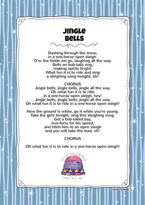 Jingle Bells Printable - Printable Word Searches