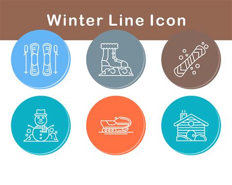 Winter Vector Icon Set 21431684 Vector Art at Vecteezy