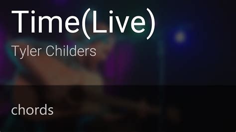 Time(Live) Tyler Childers chords - YouTube