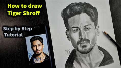 Pencil Sketch Of Tiger Shroff