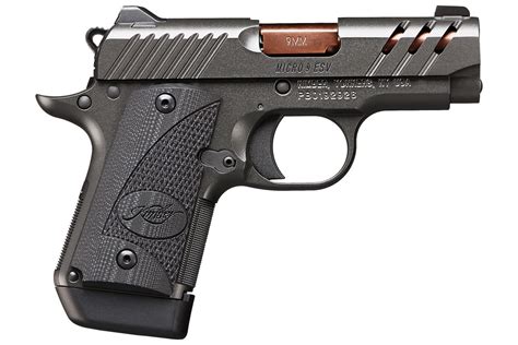 Kimber Micro 9 ESV Gray 9mm Carry Conceal Pistol with Ported Slide ...