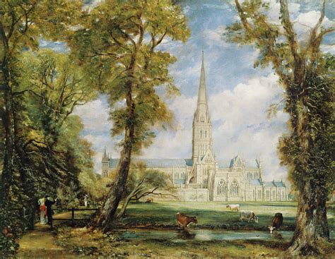 John Constable - Salisbury Cathedral from the Bishop's Grounds