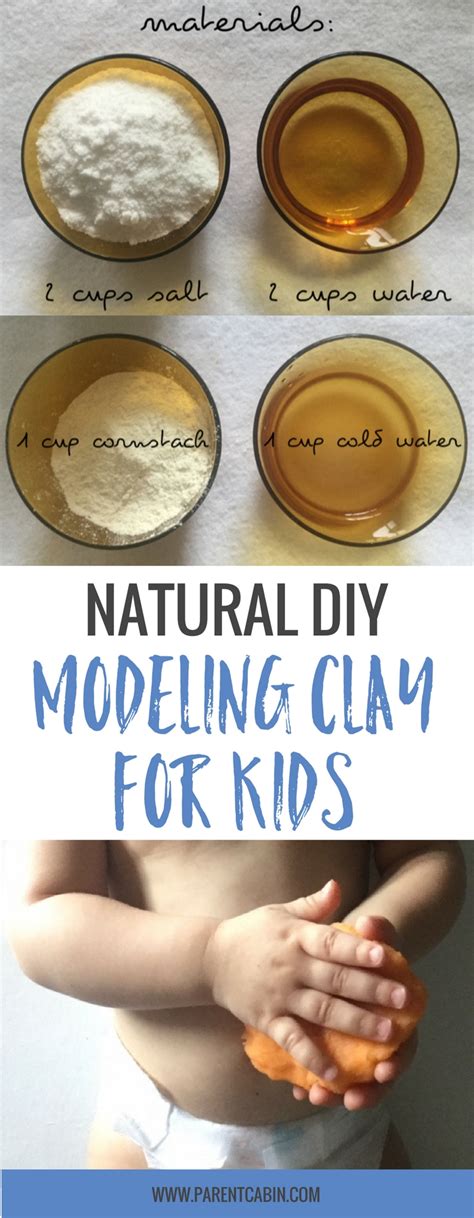 Natural Homemade Modeling Clay Recipe For Kids • Parent CabinParent Cabin