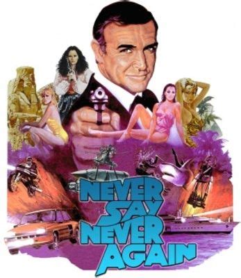 Never Say Never Again Poster. ID:1190433 | Never say never again, Never ...