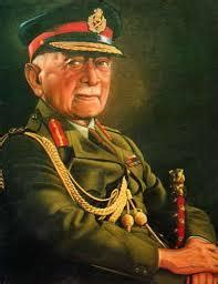 K.M. Cariappa the first Indian commander-in chief of the Indian Army