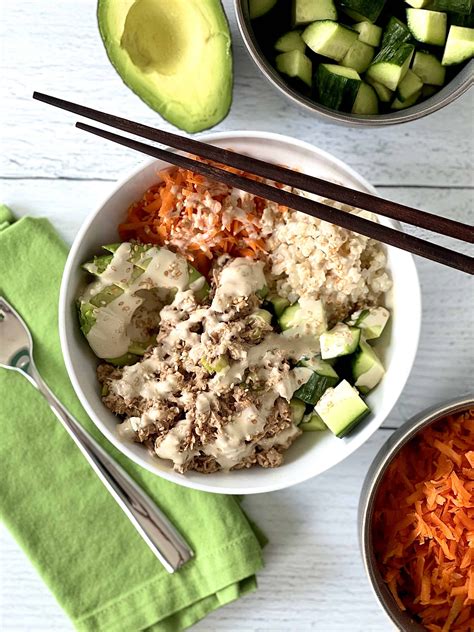 Paleo Tuna Sushi Bowl (Whole30) - Paleo Gluten-Free Guy