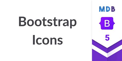 Bootstrap Icons - free examples & tutorial