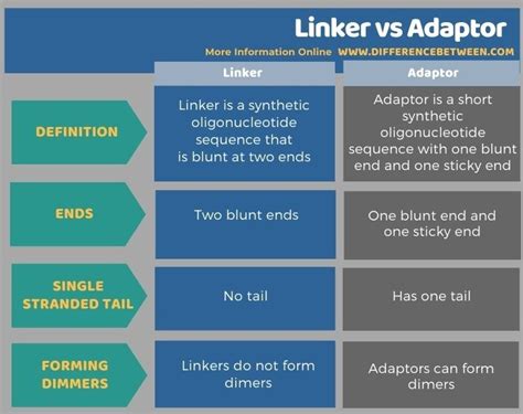 Diferencia entre enlazador y adaptador.