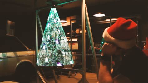 Raspberry Pi 'Holographic' Christmas Tree Spins Ridiculously Fast | Tom's Hardware