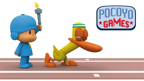 Pocoyo Games - 100 mètres - YouTube