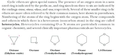 organic chemistry - How to name this cyclic compound with an O in it ...