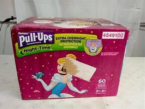 Huggies Cinderella Pull-Ups Night Time Training Pants size: 3T-4T - 60ct - Dutch Goat