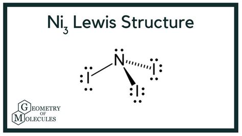 NI3 Lewis Structure (Nitrogen Triiodide)