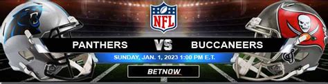 Carolina Panthers vs Tampa Bay Buccaneers 1/1/2023 Predictions