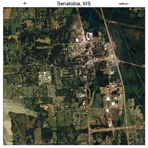 Aerial Photography Map of Senatobia, MS Mississippi