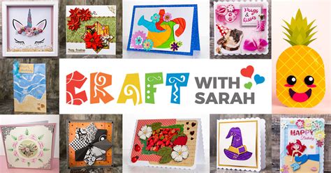 Free Cricut Craft Projects & Card Making Fun | Craft with Sarah