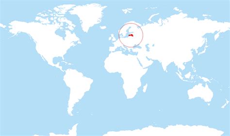 Where is Latvia located on the World map?