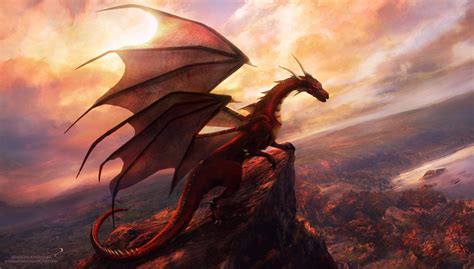 Red dragon (Firkraag from Baldur's Gate II) by KiraraDesign.deviantart.com on @DeviantArt | Red ...