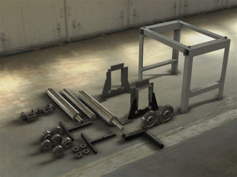 Homemade Sheet Metal Roller | 3D CAD Model Library | GrabCAD