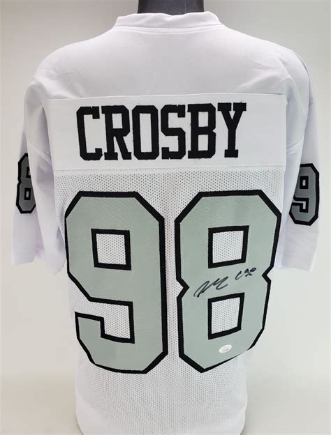 Maxx Crosby Signed Las Vegas Raiders Custom Jersey (JSA Witness COA ...