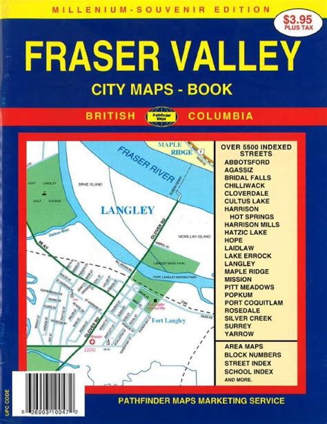 Buy map: Fraser Valley, BC, Canada, Atlas by GM Johnson – YellowMaps ...