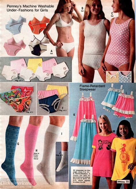 70s clothes for girls from the JC Penney catalog - Click Americana