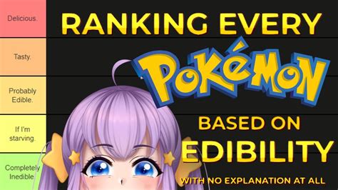 Tier List 】Ranking EVERY Pokémon Based On EDIBILITY - YouTube