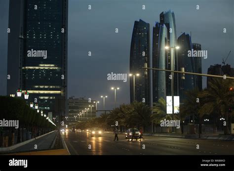 Skyscrapers of Abu-Dhabi Stock Photo - Alamy