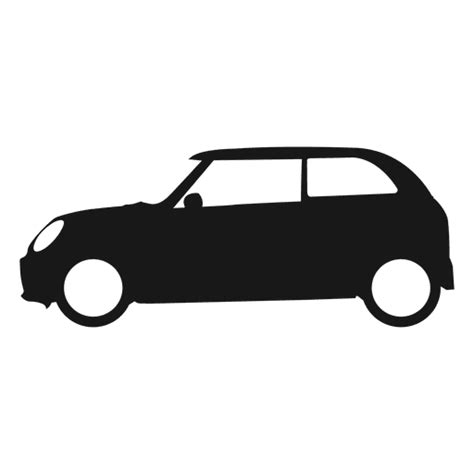 City Car Side View Silhouette PNG & SVG Design For T-Shirts