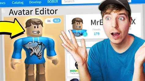 MAKING MRBEAST A ROBLOX ACCOUNT! - YoutuBeRandom