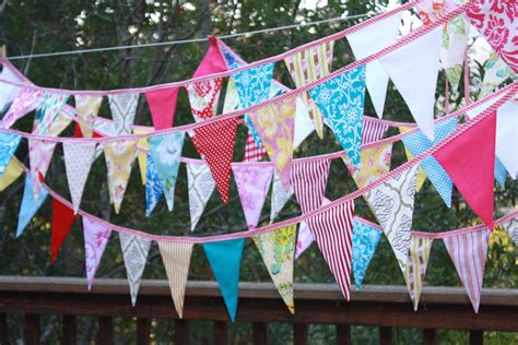 80 Feet of Bunting, Custom Wedding Flag Banner Decorations in Your ...