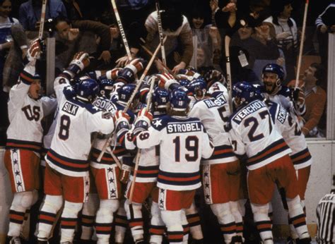 Sports Community and Politicians Pay Homage to the 1980 'Miracle on Ice' U.S. Hockey Team - Newsweek